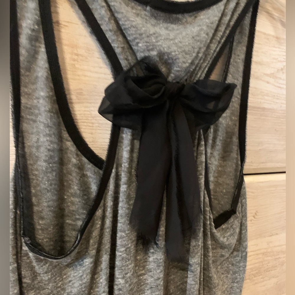 Urban Outfitters Kimchi Blue Tank with Black Bow on Back - Picture 2 of 3